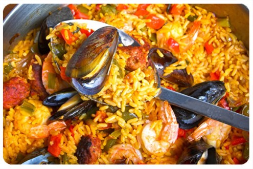 Image result for traditional spanish paella