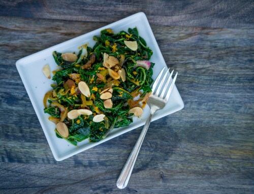 Chard with Orange and Almonds