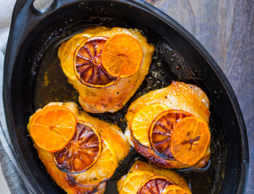Roasted Chicken Thighs with Citrus